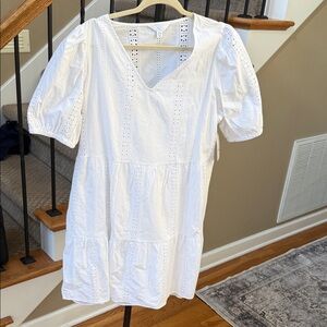 Time and Tru White Eyelet Dress